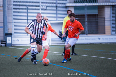 Carabiniers Football Club match 25 avril 2016, Match 25avril16 2à1-26