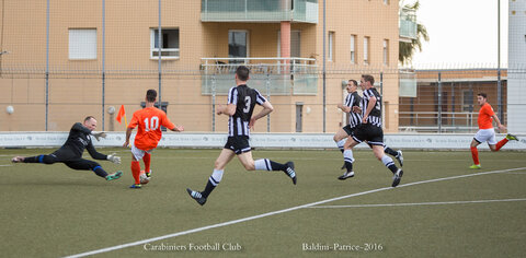 Carabiniers Football Club match 25 avril 2016, Match 25avril16 2à1-32