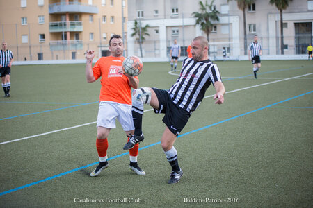 Carabiniers Football Club match 25 avril 2016, Match 25avril16 2à1-36