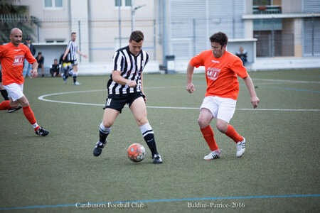 Carabiniers Football Club match 25 avril 2016, Match 25avril16 2à1-40