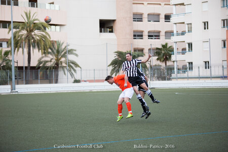 Carabiniers Football Club match 25 avril 2016, Match 25avril16 2à1-52