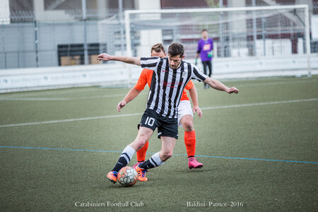 Carabiniers Football Club match 25 avril 2016, Match 25avril16 2à1-55