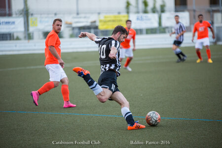 Carabiniers Football Club match 25 avril 2016, Match 25avril16 2à1-57
