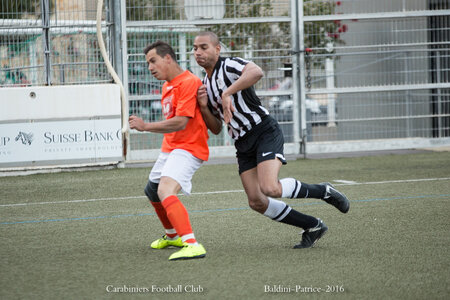 Carabiniers Football Club match 25 avril 2016, Match 25avril16 2à1-61