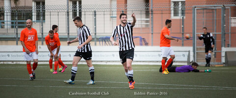 Carabiniers Football Club match 25 avril 2016, Match 25avril16 2à1-67