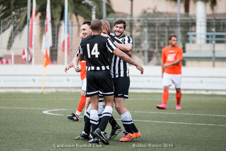 Carabiniers Football Club match 25 avril 2016, Match 25avril16 2à1-71