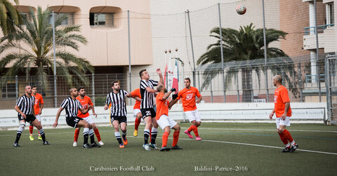Carabiniers Football Club match 25 avril 2016, Match 25avril16 2à1-78