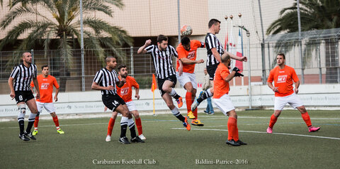 Carabiniers Football Club match 25 avril 2016, Match 25avril16 2à1-79