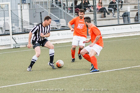 Carabiniers Football Club match 25 avril 2016, Match 25avril16 2à1-86