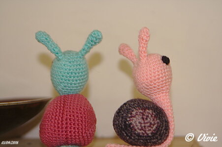 Les amigurumis de Vivie par sylpasse, Escargot1