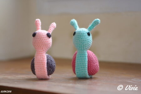 Les amigurumis de Vivie par sylpasse, Escargot3