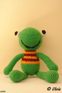 Les amigurumis de Vivie par sylpasse, Grenouille1