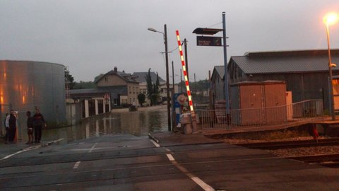 Inondations région de Nemours - 1er et 3 juin 2016 - Photos et Vidéos, Bagneaux-sur-Loing