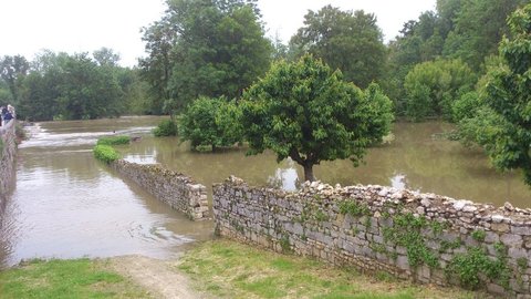 Inondations région de Nemours - 1er et 3 juin 2016 - Photos et Vidéos, Grez-sur-Loing