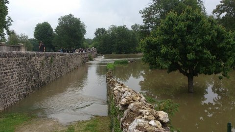 Inondations région de Nemours - 1er et 3 juin 2016 - Photos et Vidéos, Grez-sur-Loing