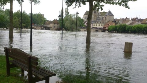 Inondations région de Nemours - 1er et 3 juin 2016 - Photos et Vidéos, Moret-sur-Loing