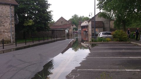 Inondations région de Nemours - 1er et 3 juin 2016 - Photos et Vidéos, Moret-sur-Loing