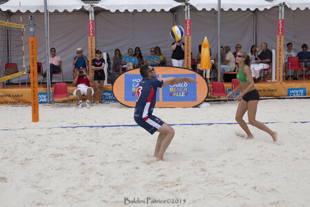 Beach Volley Trophée Carabiners 2015, Volley 20juin15  4 