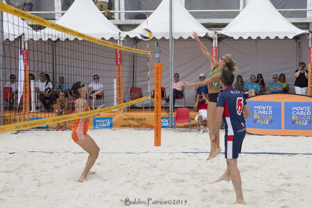 Beach Volley Trophée Carabiners 2015, Volley 20juin15  5 