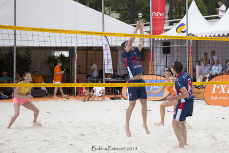 Beach Volley Trophée Carabiners 2015, Volley 20juin15  10 