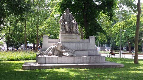 Vienne Juin 2016, Johannes Brahms Statue