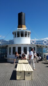 Léman August 2016 - Croisière 'Belle Epoque', 024 - pont première classe