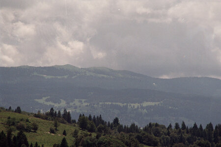 20160625_0710 GR5 2016 Thann - Thonon, 20160701-35-050716 gr5 les alpes vues du morond