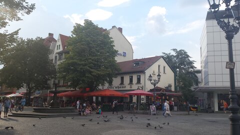 Berlin - Ausflug am Grünen Band - Septembre 2016, Alt Tegel Zentrum 2