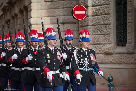 Carabiniers du Prince. Fête Nationale 2016, fête nationale 2016-18