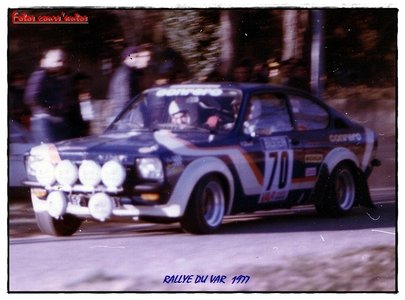 RALLYE du VAR 1977, scan var 77 Loubet 1es