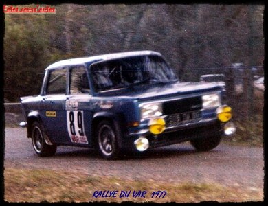 RALLYE du VAR 1977, scan var 77 simca rallye2