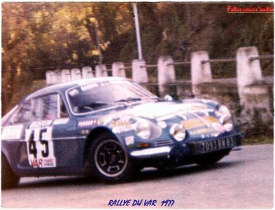 RALLYE du VAR 1977, scan var 77 Sola10 ®