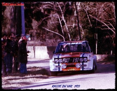 RALLYE du VAR 1977, scan var 77 Vincent ab