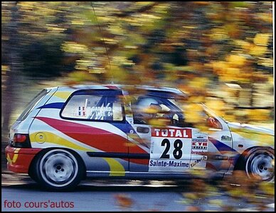 RALLYE DU VAR 1999, clio williams grA 28 var1999