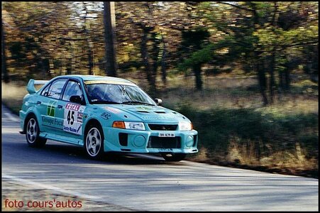 RALLYE DU VAR 1999, mitsu evo6 grN var1999