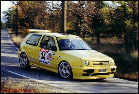 RALLYE DU VAR 1999, vw golf gti kitcar var1999