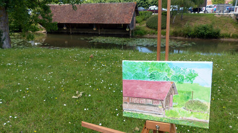Quelques photos en vrac, Jun 8 2014  60 meeting with an artist