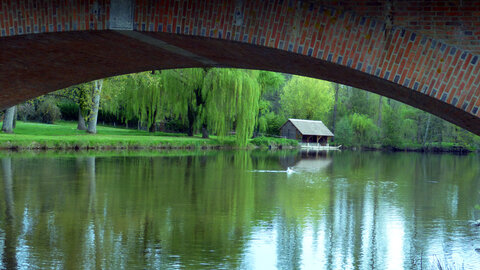 Quelques photos en vrac, Sunday  April 6  2014-01-at the edge of the river Sauldre