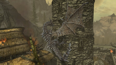 Captures d'écran de jeux videos_les dragons, Skyrim SE 2016_004_Liberation