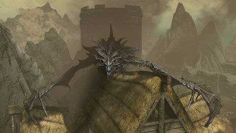 Captures d'écran de jeux videos_les dragons, Skyrim SE 2016_006_Liberation