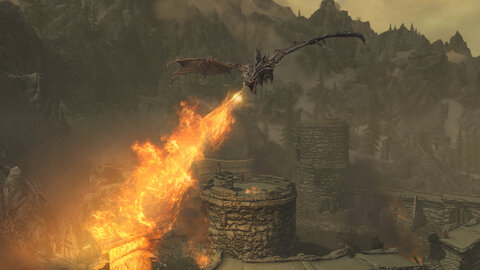 Captures d'écran de jeux videos_les dragons, Skyrim SE 2016_015_Liberation