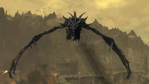 Captures d'écran de jeux videos_les dragons, Skyrim SE 2016_016_Liberation