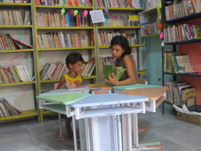 Brasil, C’est dans ce projet de bibliothèque que je suis resté 1 mois