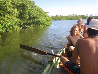 Brasil, En face des palafitas  on est au milieu d’un parc naturel