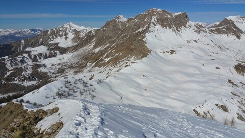 Randonnée du 26/02/2017 au sommet de la Fourche, Col de la Fourche, col de la Gardette, La Pousterle, le Piolit