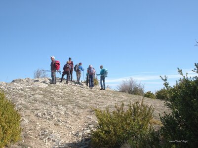 Randonnée du 28 mars 2017 au col St Ange et rocher St Michel, P3280020-001  Copier 