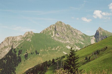 20170703-19 GR 5 2017 Thonon - Modane, 20170703-13 04 07 17 La Dent d’Oche vue depuis la table d’orientation des Fieux
