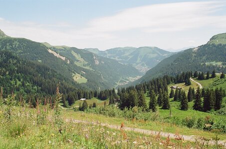 20170703-19 GR 5 2017 Thonon - Modane, 20170703-22 07 07 17 Vue depuis le Col de Bassachaux  direction nord-est  vallée de la Dranse 