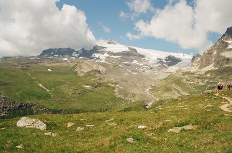 20170703-19 GR 5 2017 Thonon - Modane, 20170718-09 18 07 17 La Roche Ferran et son glacier  vus du GR entre la Para et les lacs des Lozières