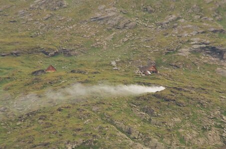 20170703-19 GR 5 2017 Thonon - Modane, 20170719-09 20 07 17 Le chalet des gardes et le refuge de la Dent Parrachée vus depuis la montée vers le col de la Masse